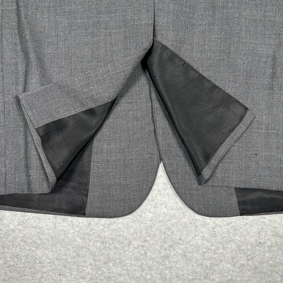 Vintage Burberrys Men's Blazer Sport Coat Jacket 100% Wool Gray FLAWS SEE PICS - Picture 6 of 16